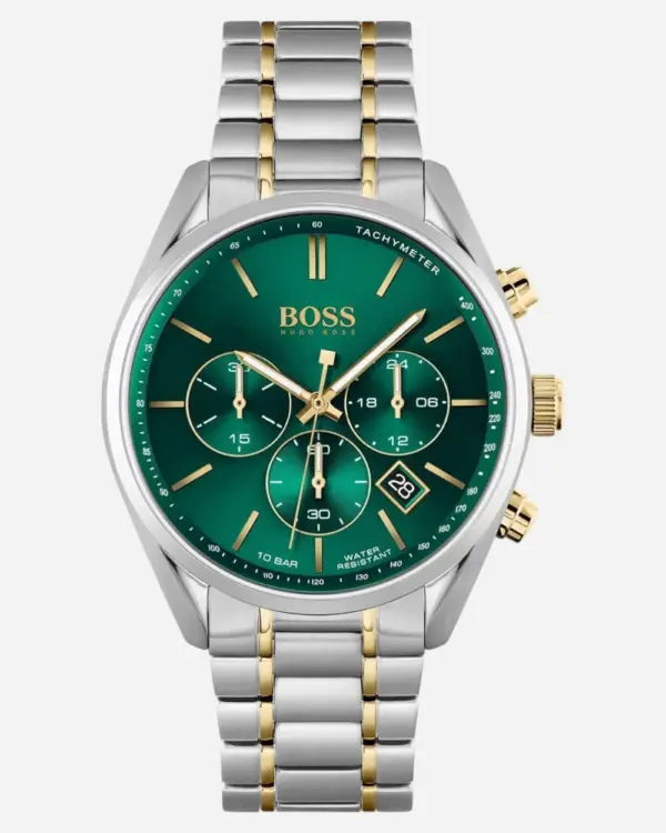 Hugo Boss Champion Grön/Gulguldtonat Stål 44 mm 1513878