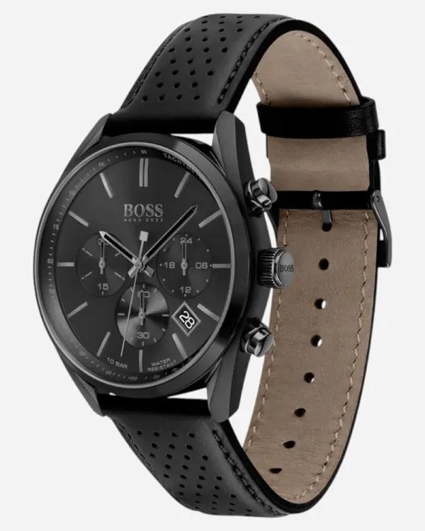 Hugo Boss Champion Svart/Läder 44 mm 1513880