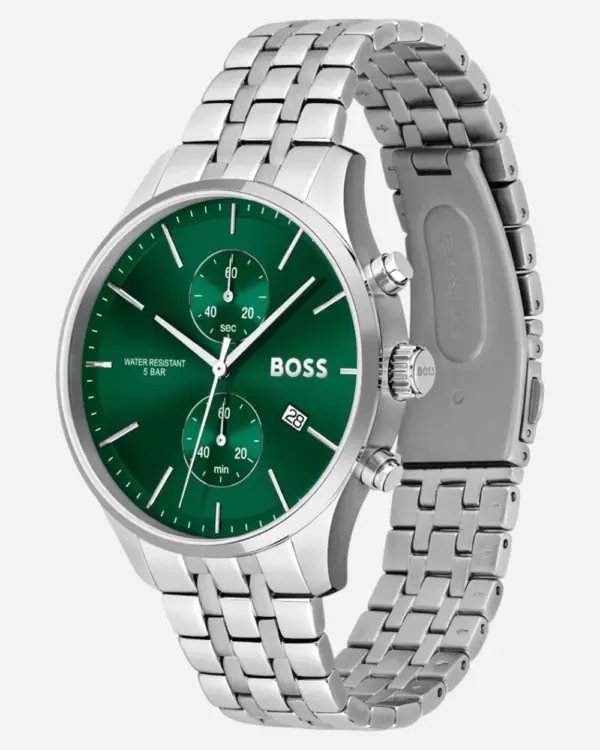 Hugo Boss Associate Grön/Stål 42 mm 1513975