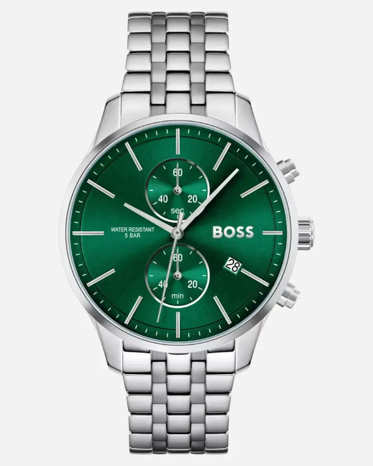 Hugo Boss Associate Grön/Stål 42 mm 1513975
