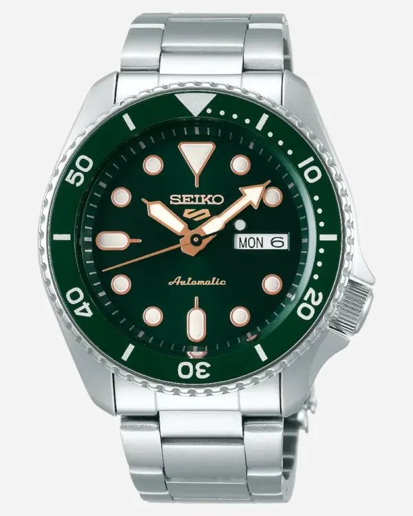 Seiko 5 Sports Automatisk Grön/Stål 42.5 mm SRPD63K1