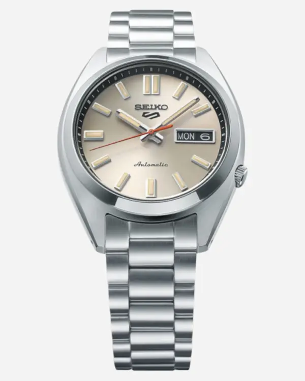 Seiko 5 Automatisk Beige/Stål 37.4 mm SRPK91K1