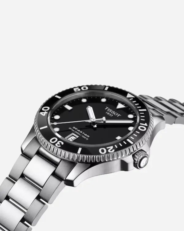 Tissot Seastar 1000 Svart/Stål 40 mm T1204101105100