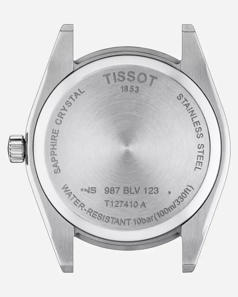 Tissot T-Classic Blå/Läder 40 mm T1274101604100