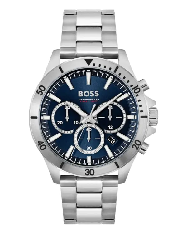 Hugo Boss Troper Herrklocka Blå/Stål 45 mm 1514069