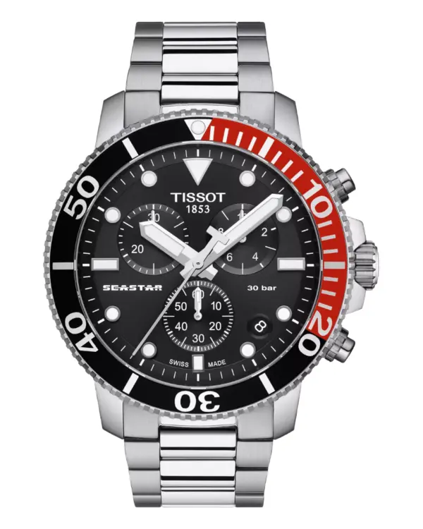 Tissot Seastar 1000 Svart/Stål 45.5 mm T120.417.11.051.01