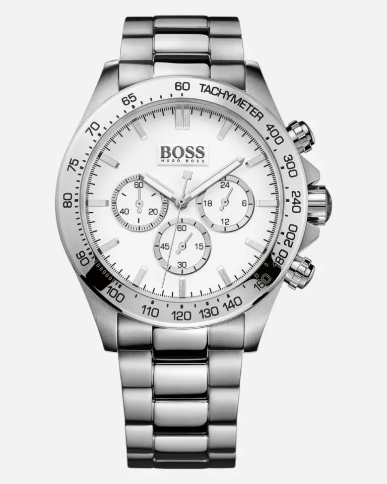 Hugo Boss Ikon Vit/Stål 44 mm 1512962