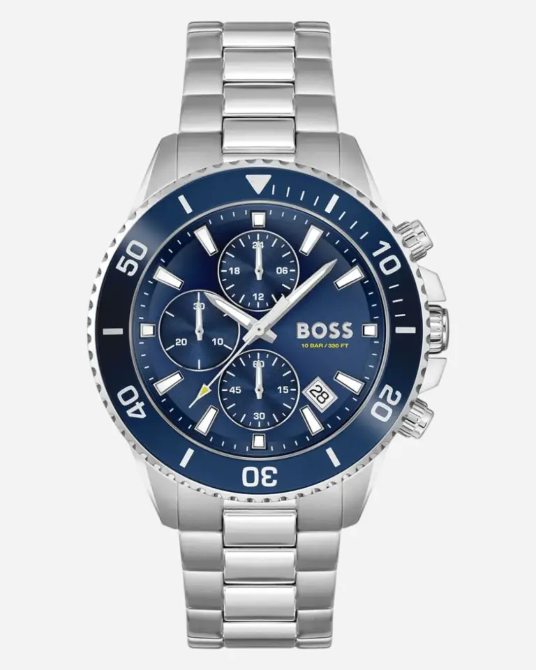 Hugo Boss Admiral Blå/Stål 46 mm 1513907