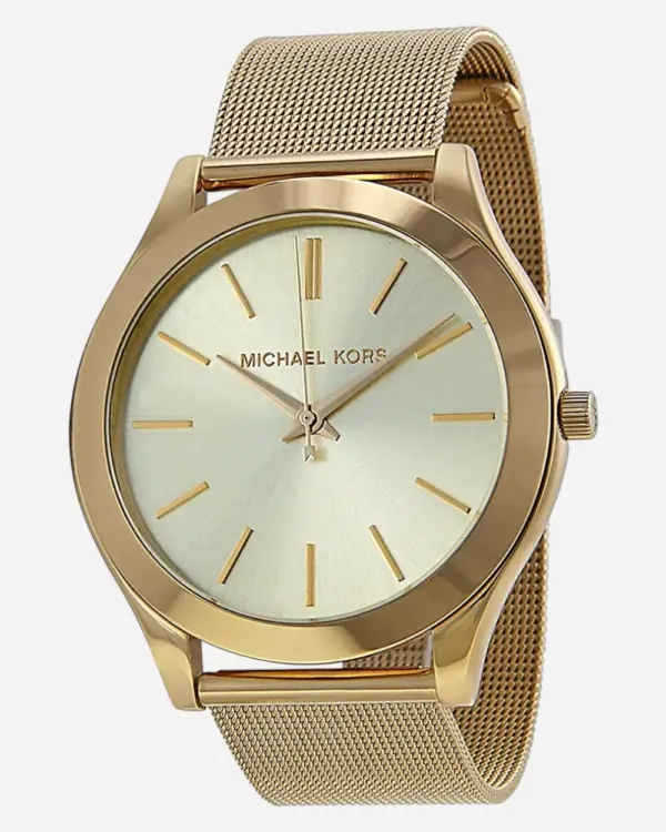 Michael Kors Slim Runway Guldtonat Stål 42 mm MK3282