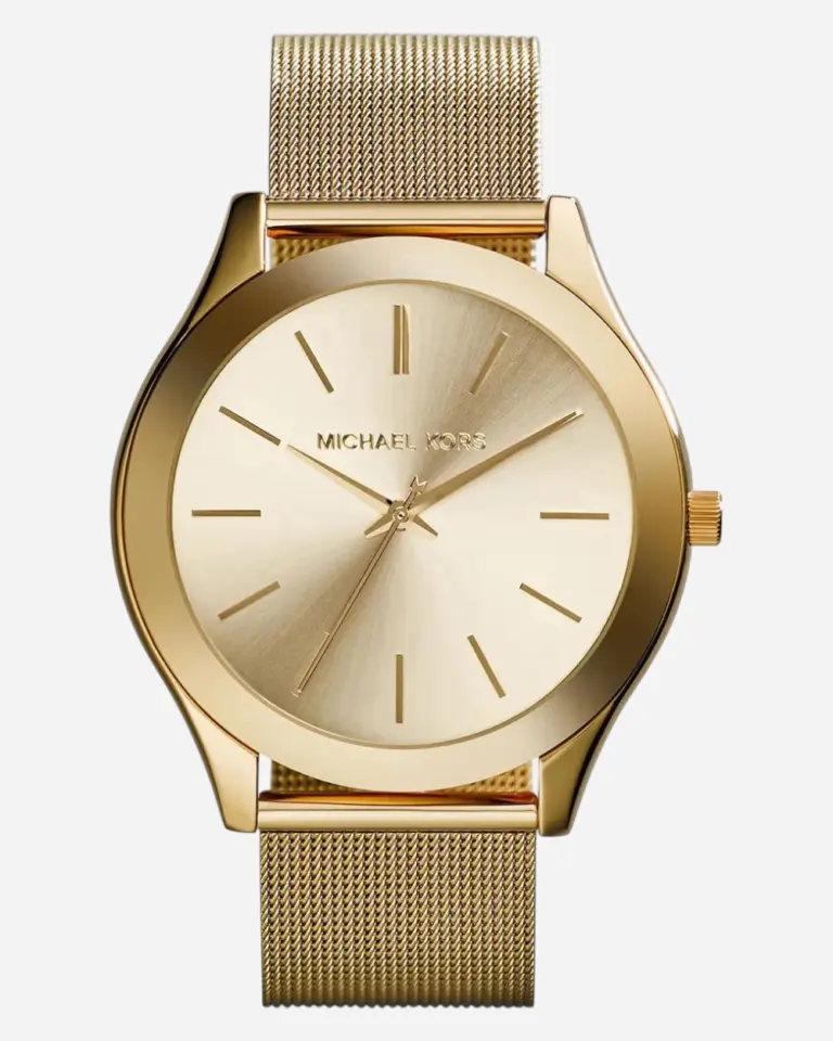 Michael Kors Slim Runway Guldtonat Stål 42 mm MK3282