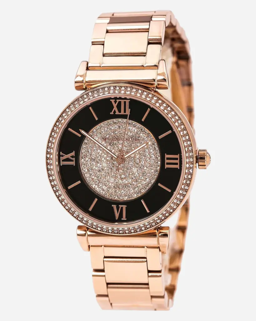 Michael Kors Catlin Svart/Roséguld 38 mm MK3339