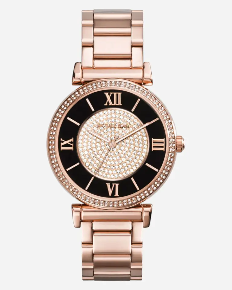 Michael Kors Catlin Svart/Roséguld 38 mm MK3339