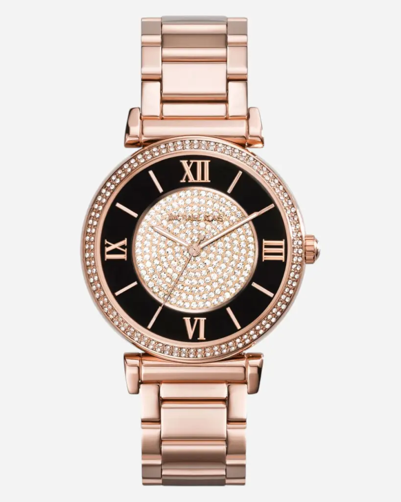 Michael Kors Catlin Svart/Roséguld 38 mm MK3339