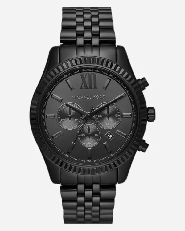 Michael Kors Lexington Svart/Stål 44 mm MK8591