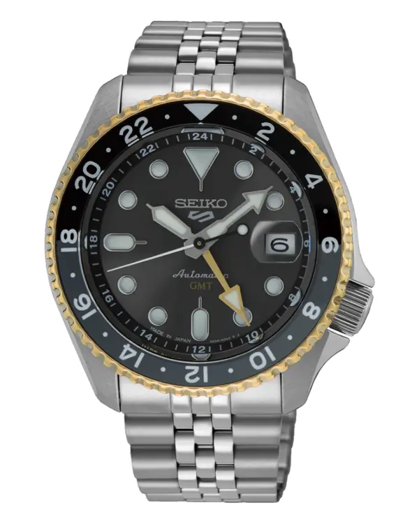 Seiko 5 Sports SKX GMT Automatisk herrklocka 42 mm