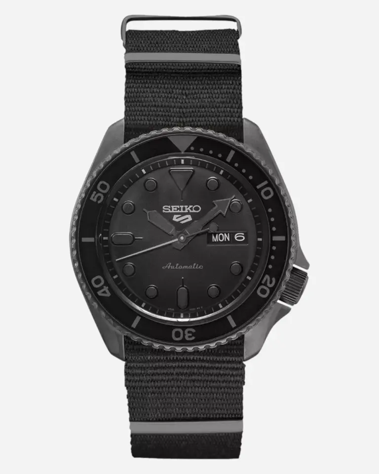 SEIKO 5 Sports Automatisk Svart/Textil 42.5 mm SRPD79K1