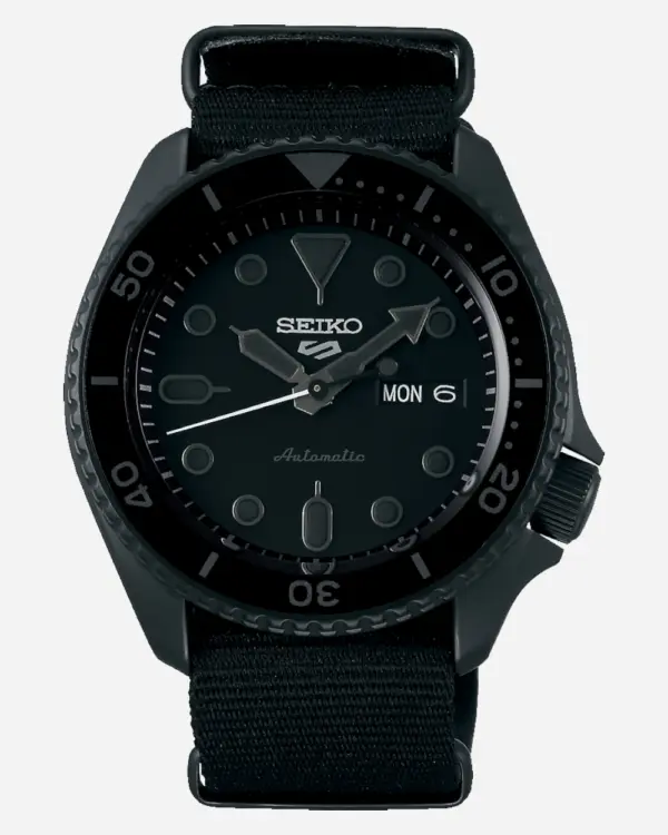 SEIKO 5 Sports Automatisk Svart/Textil 42.5 mm SRPD79K1