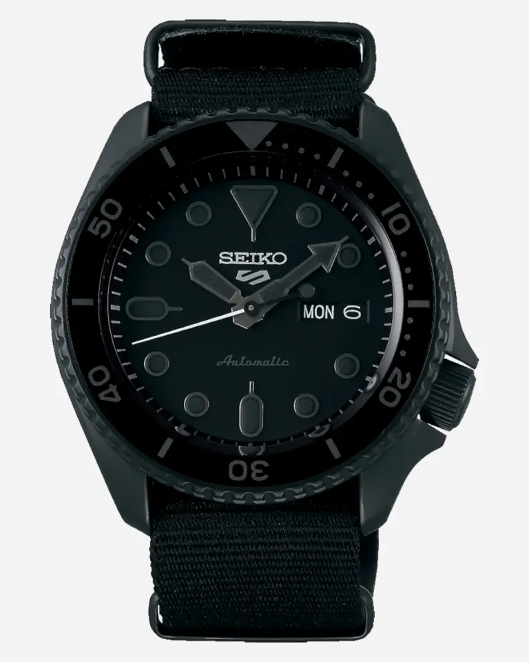 SEIKO 5 Sports Automatisk Svart/Textil 42.5 mm SRPD79K1