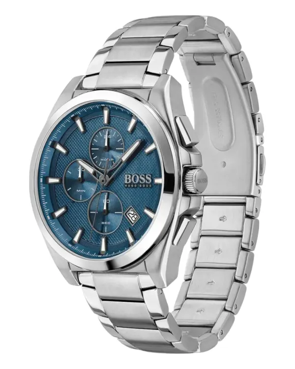Hugo Boss Grandmaster Herrklocka Blå/Stål 46 mm 1513884