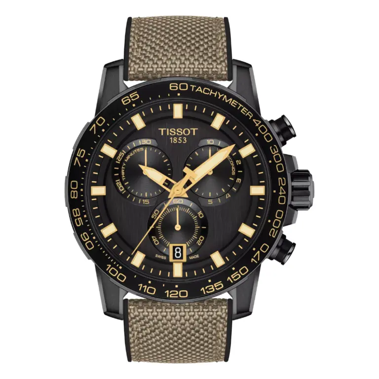 Tissot Supersport Svart/Gummi 46 mm T1256173705101