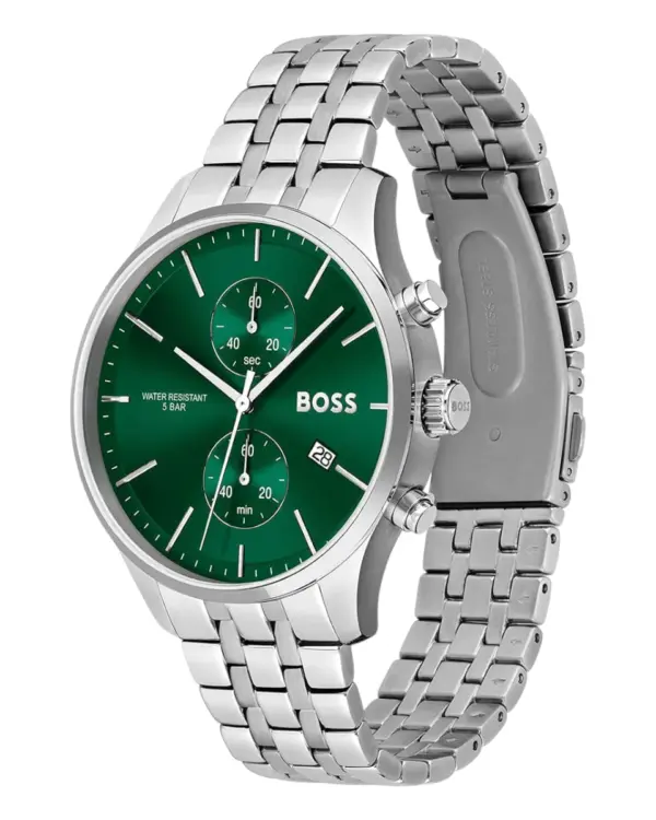 Hugo Boss Associate Herrklocka Grön/Stål 42 mm 1513975