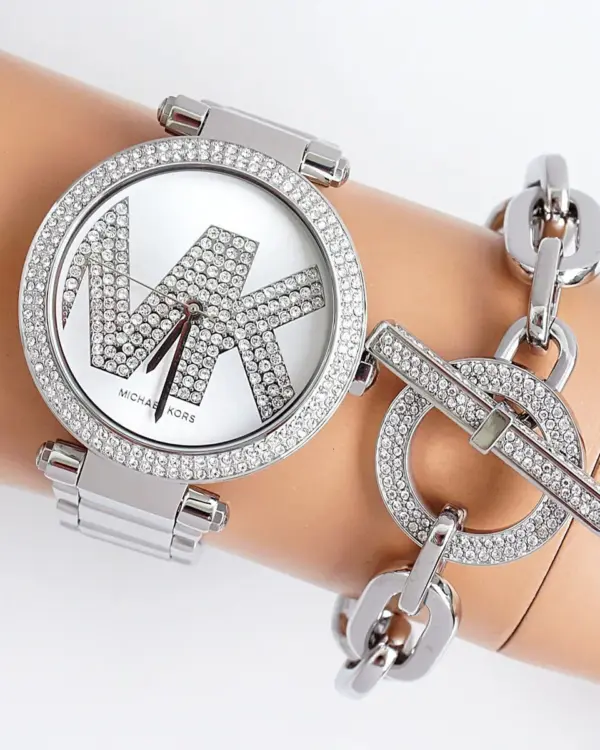 Michael Kors Parker Damklocka Silver/Stål 48 mm MK6658