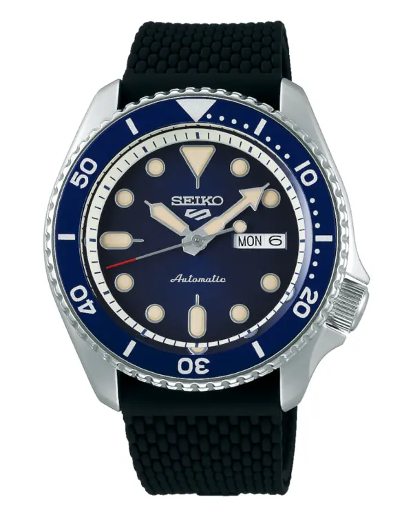Seiko 5 Sports Automatisk Herrklocka Blå/Gummi 42 mm SRPD71K2