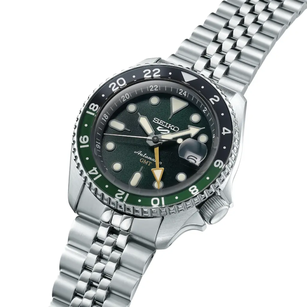 Seiko 5 Sports GMT Automatic SSK035K1 – Grön Seiko GMT Herrklocka