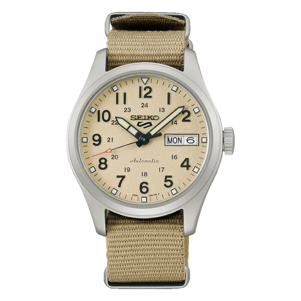 Seiko field watch SRPJ83K1 | Seiko 5 Sports Midfield herrklocka - URME