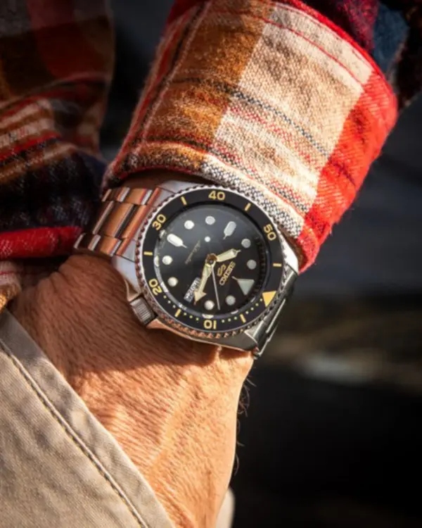 SEIKO 5 Sports Svart/Stål 43 mm SRPD57K1