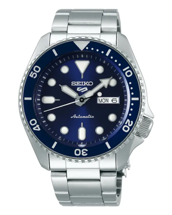 Seiko 5 Sports Automatisk Herrklocka Blå/Stål 43 mm SRPD51K1