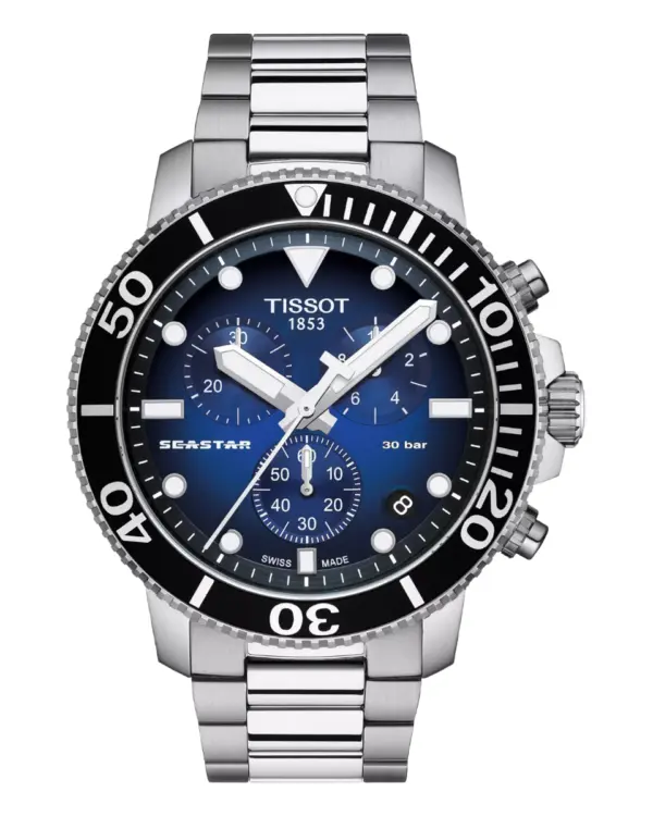 Tissot Seastar 1000 Blå/Stål 45.5 mm T1204171104101