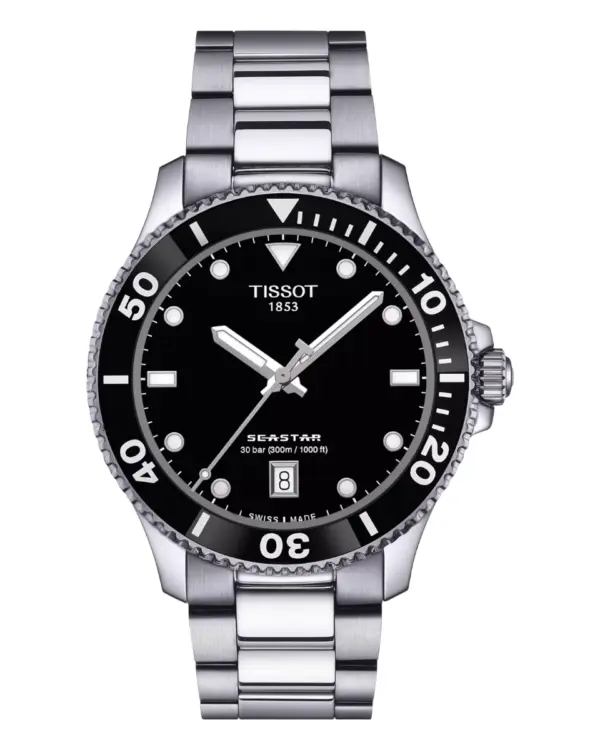 Tissot Seastar 1000 Svart/Stål 40 mm T1204101105100