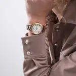 Guess Luna Silverfärgad/Roséguldstonat stål 36 mm - Bild 3