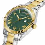Guess Luna Grön/Gulguldtonat stål 36 mm - Bild 3