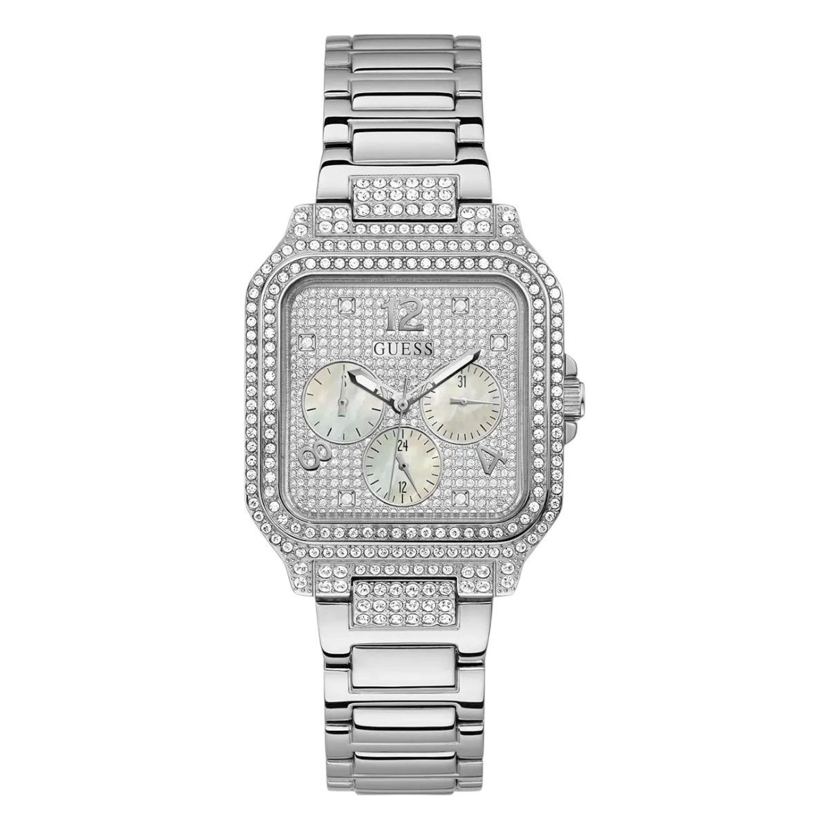 GW0472L1 Guess Classic Silverfärgad/Stål 36 mm - Bild 1