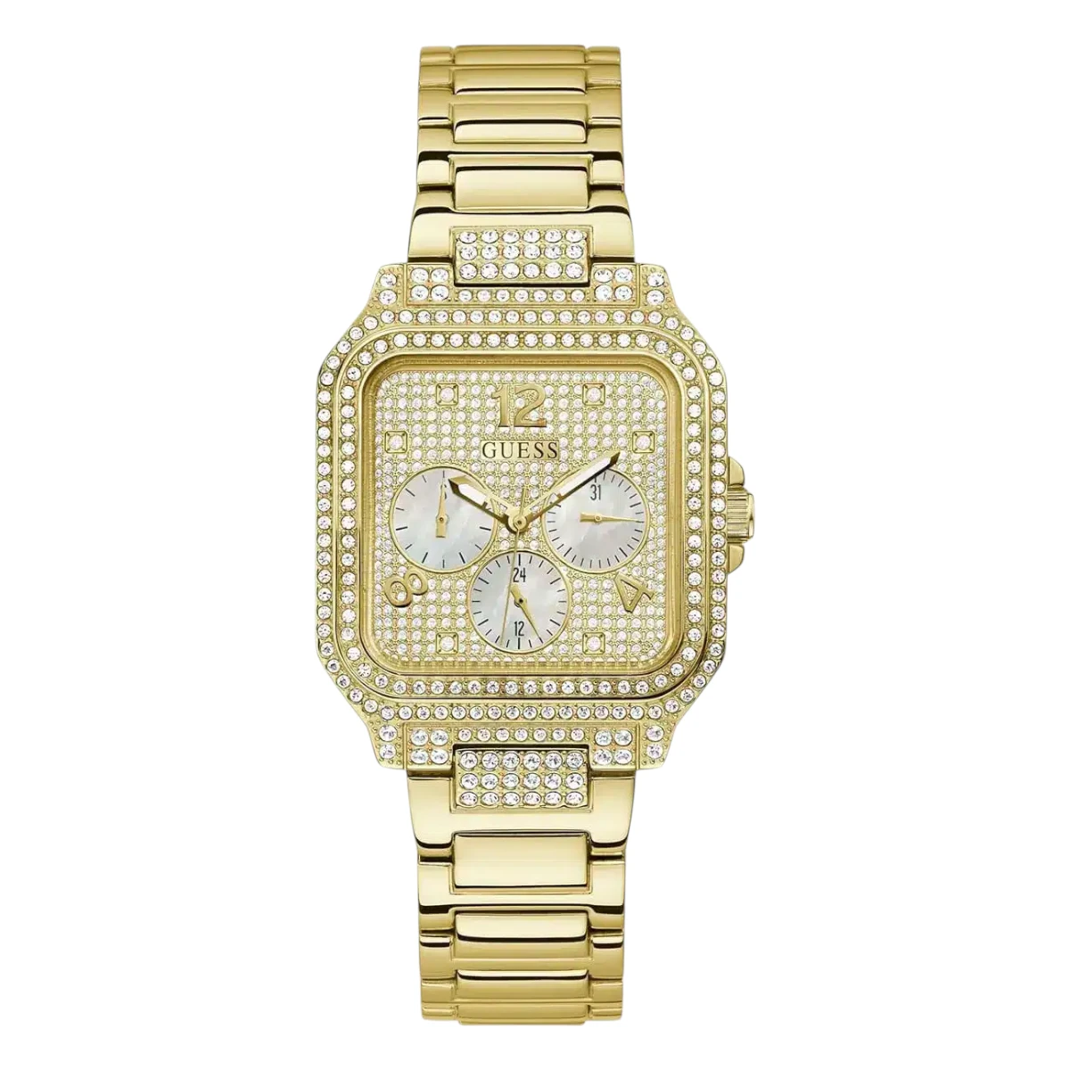 GW0472L2 Guess Classic Guldtonad/Gulguldtonat stål 36 mm - Bild 1