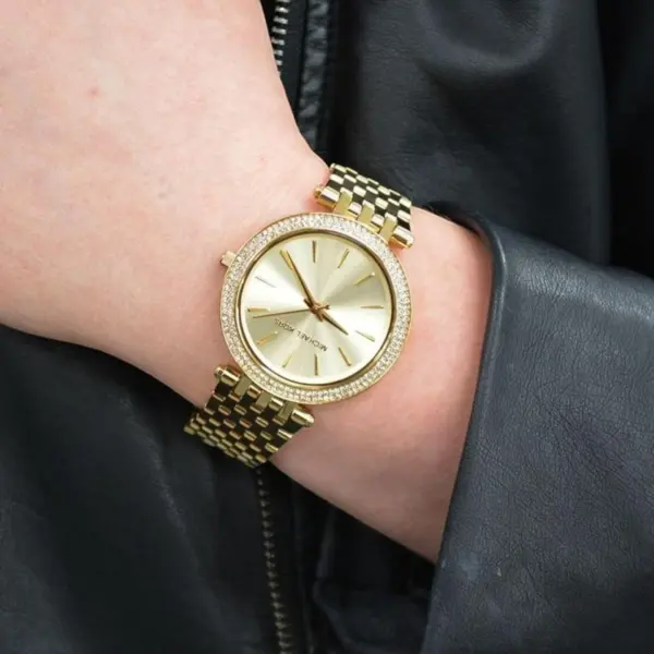 Michael Kors Darci 39 mm Quartz Guldfärgad Stållänk Guld, bild 2