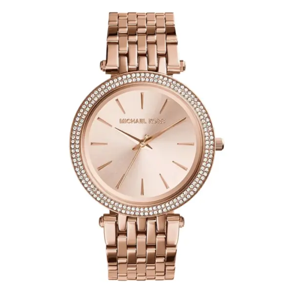 Michael Kors Darci Quartz Roséguldfärgad Stållänk Roséguld