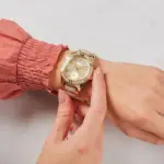 Guess Frontier Guld/Gulguldtonat stål 40 mm - Bild 3