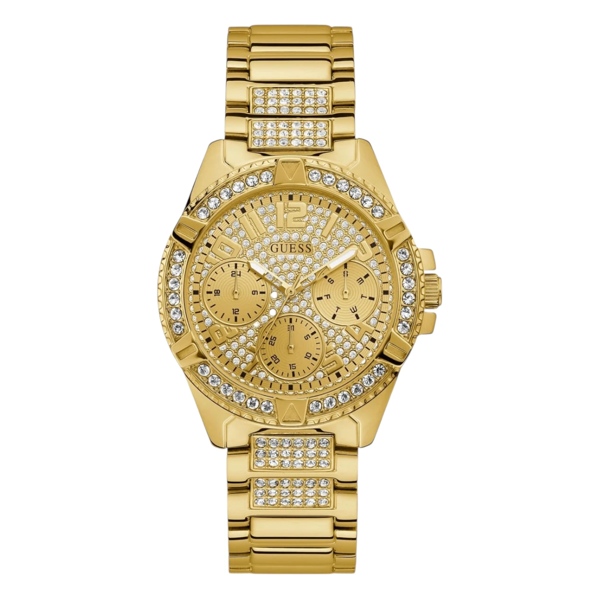 W1156L2 Guess Frontier Guld/Gulguldtonat stål 40 mm - Bild 1