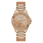 Guess Frontier Kristallinfattad/Roséguldstonat stål 40 mm