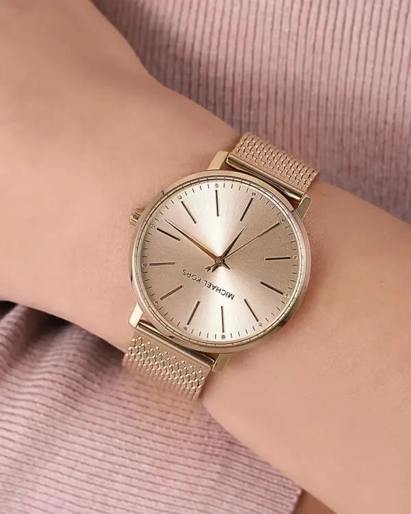 michael kors klocka dam guld