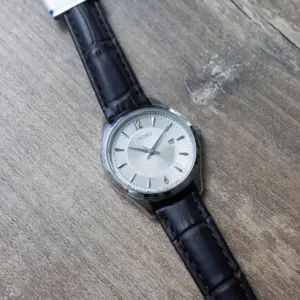 damklocka läderarmband