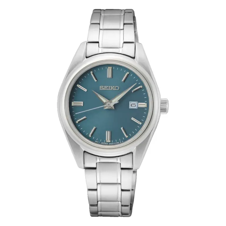Seiko SUR531P1 damklocka med blå solstråletavla