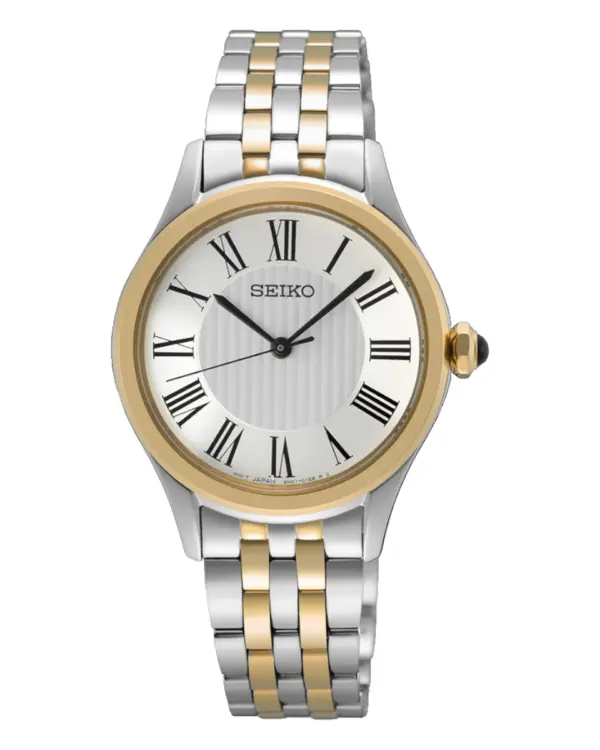 seiko damklocka guld