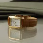 damklocka läderarmband