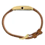 damklocka läderarmband