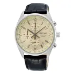 Seiko Conceptual Chronograph Antikvit/Svart läder 42 mm