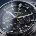 Seiko Classic Chronograph Svart/Stål 43 mm - Bild 2